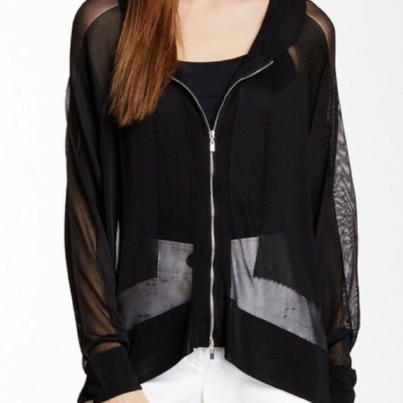 Robert Rodriguez Tops - Robert Rodriguez Sheer Burnout Knit Cardigan M